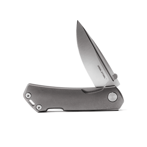 Real Steel LUNA Maius Backlock Folding Knife -3.03" Satin Bohler N690 Blade, Titanium Handle 7091 119.00 Real Steel Knives www.realsteelknives.com