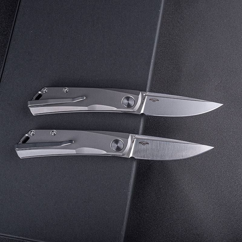 Real Steel Luna Slip Joint Folding Knife -2.76" Bohler N690 Beadblast Blade, Titanium Handle 7001 89.00 Real Steel Knives www.realsteelknives.com