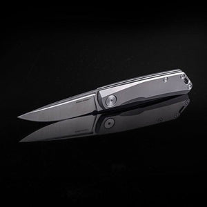 Real Steel Luna Slip Joint Folding Knife -2.76" Bohler N690 Satin Blade, Titanium Handle 7001ST 89.00 Real Steel Knives www.realsteelknives.com