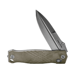 Real Steel Muninn EDC Wild and Tactical Slide Lock Folding Knife-3.62" VG-10 Blade, Micarta Handle 7751GM 89.00 Real Steel Knives www.realsteelknives.com