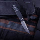 Real Steel Pathfinder Full Flat Grind (FFG) Folder EDC Crossbar Lock Folding Knife -(3.74" Alleima 14C28N Stonewash Blade) G10 Handle 7851BS 71.00 Real Steel Knives www.realsteelknives.com