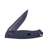 Real Steel Pathfinder Full Flat Grind (FFG) Folder EDC Crossbar Lock Folding Pocket Knife -(3.74" Alleima 14C28N Black Stonewashed Blade) G10 Handle 7851BB 71.00 Real Steel Knives www.realsteelknives.com