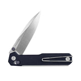 Real Steel Perix Crossbar Lock Folding Knife 3.5''Nitro-V Stonewashed Drop Point Blade, Black G10 Handle 7121BS 68.00 Real Steel Knives www.realsteelknives.com