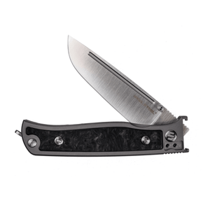 Real Steel Relict EDC Wild Flipper Knife -3.27" S35VN Blade, Titanium Handle with Carbon Fiber Inlay 9451 199.00 Real Steel Knives www.realsteelknives.com