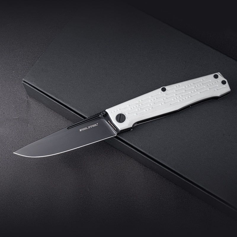 Real Steel Rokot EDC Front Flipper Liner Lock Folding Knife- 3.74" Bohler N690 Blade,G10 Handle 7641M 79.00 Real Steel Knives www.realsteelknives.com