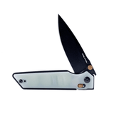 Real Steel Sacra Crossbar Lock Folding Knife -3.31" Bohler K110 PVD Black Blade and G10 Handle 7711BB 62.00 Real Steel Knives www.realsteelknives.com