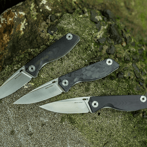 Real Steel Sidus Free Slip Joint Folding Knife -4.02" D2 Blade and Luminous Shred Carbon Fiber 7467 69.00 Real Steel Knives www.realsteelknives.com