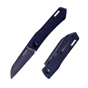 Real Steel Solis Lux Slip Joint G10 Back Spring knives (2.91" Black DLC Coating K110 Blade) G10 Handle 7061Z1 46.00 Real Steel Knives www.realsteelknives.com