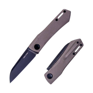Real Steel Solis Lux Slip Joint G10 Back Spring knives (2.91" Black DLC Coating K110 Blade) G10 Handle 7061Z2 46.00 Real Steel Knives www.realsteelknives.com