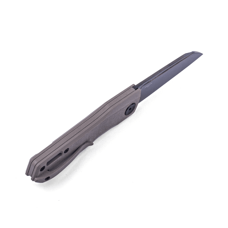 Real Steel Solis Lux Slip Joint G10 Back Spring knives (2.91" Black DLC Coating K110 Blade) G10 Handle 7061Z1 46.00 Real Steel Knives www.realsteelknives.com