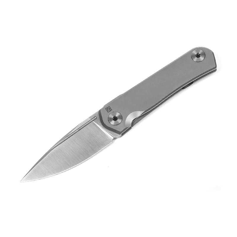 Real Steel Knives Phasma Folding Knife 3.3 M390 Satin Plain Blade