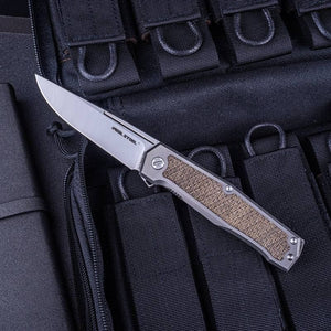 Rokot Premium | S35VN | Titanium & Inlay