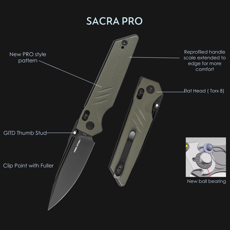 Sacra Pro | Black PVD